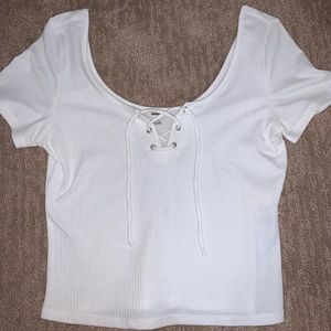 White cropped Tshirt